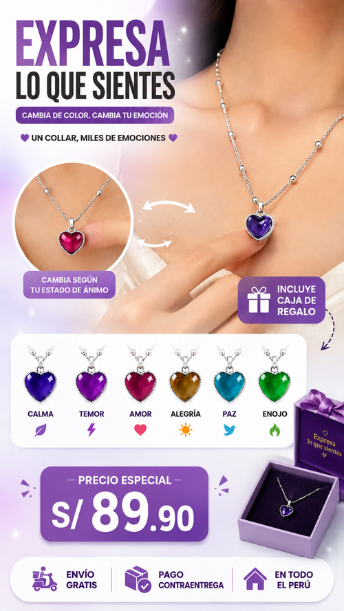 Collar de las emociones - Cambia de color según tu emoción